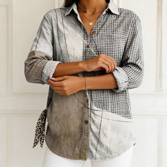 Diana | Blusa de mosaico costero