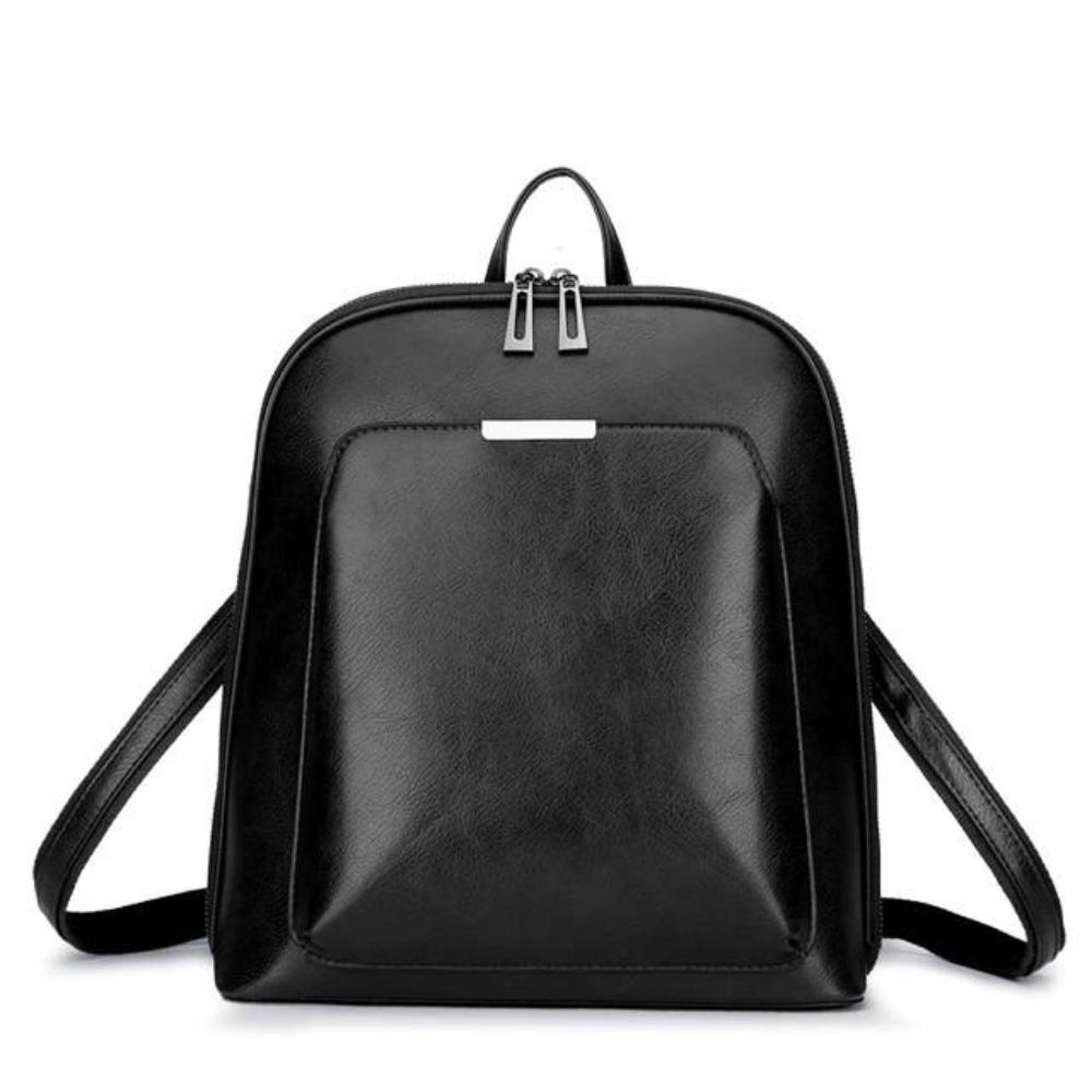 Mochila | Clásica con doble cremallera: diseño elegante