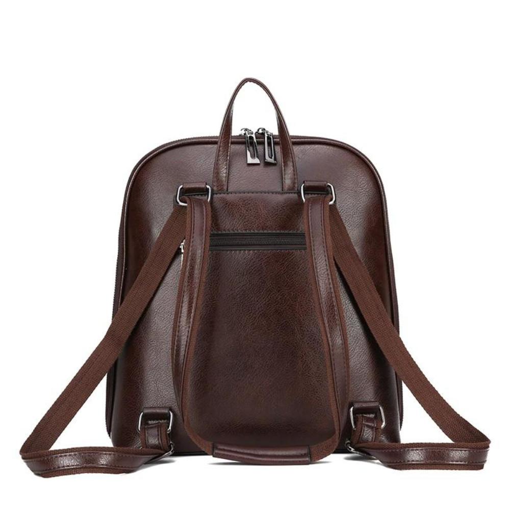 Mochila | Clásica con doble cremallera: diseño elegante