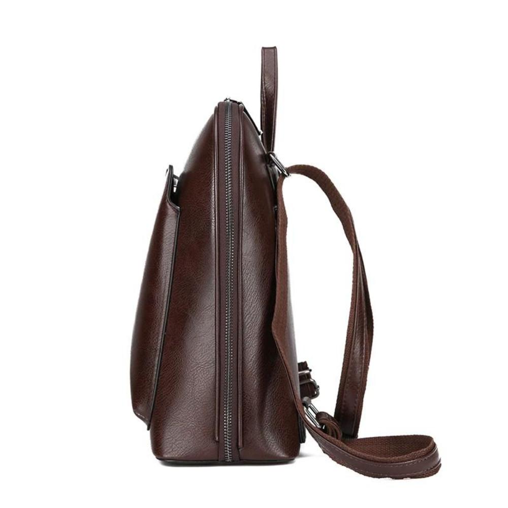 Mochila | Clásica con doble cremallera: diseño elegante