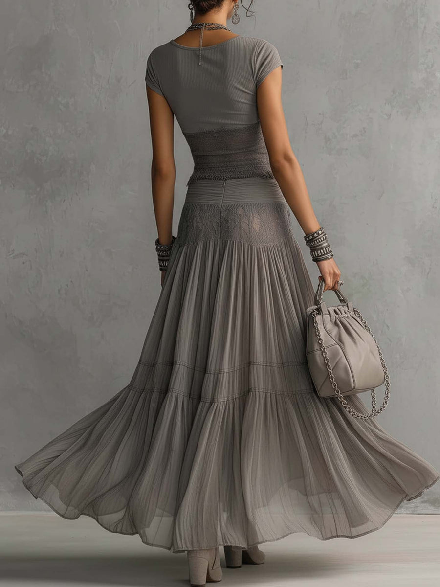 Natalia | Conjunto Glamour Plateado