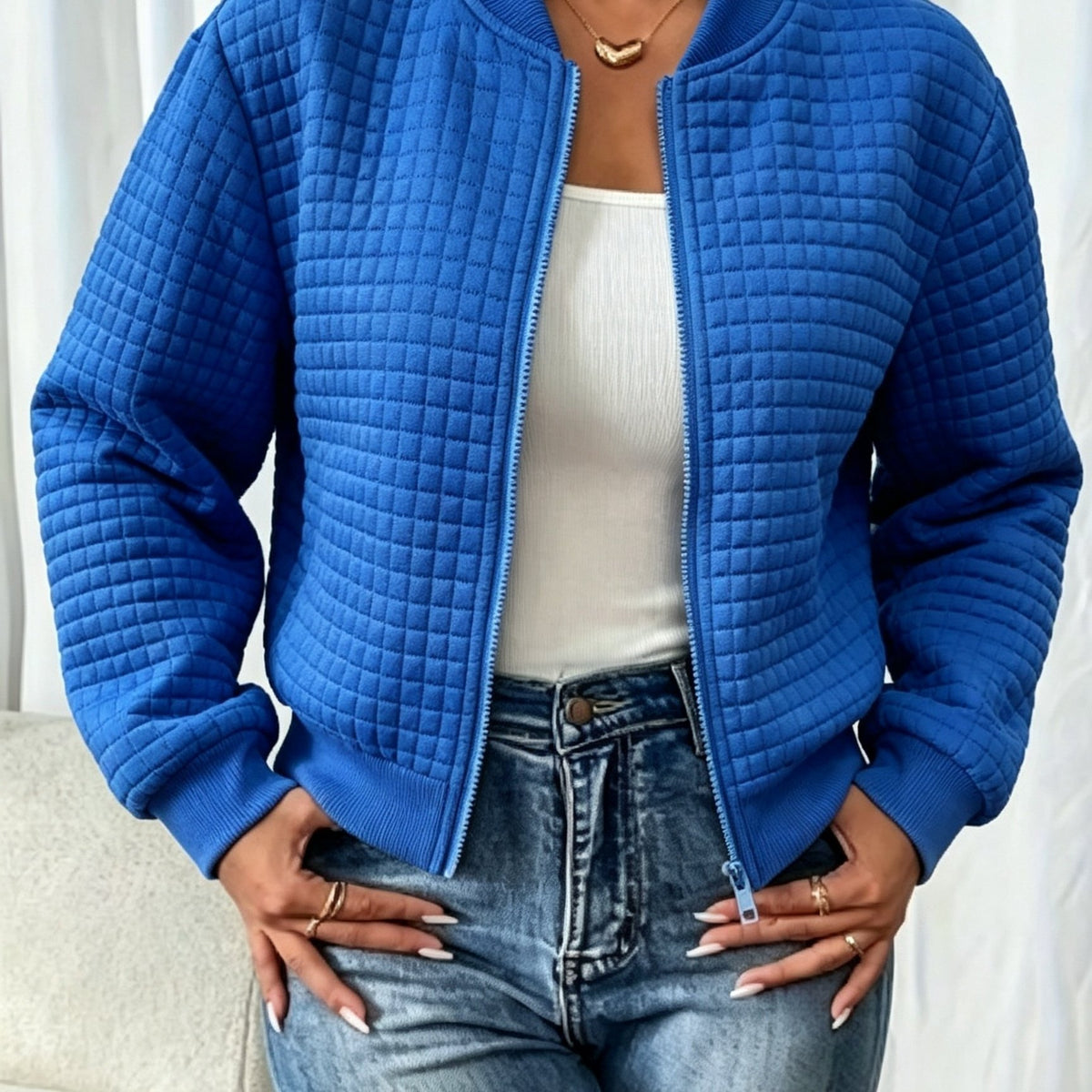 Miriam | Chaqueta Corta que No Marca la Barriga