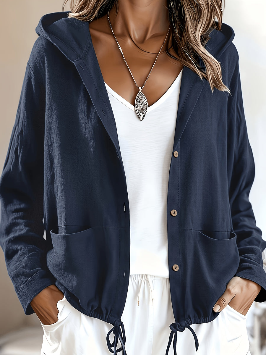 Antonia | Chaqueta con Capucha que Ajustas a tu Cintura
