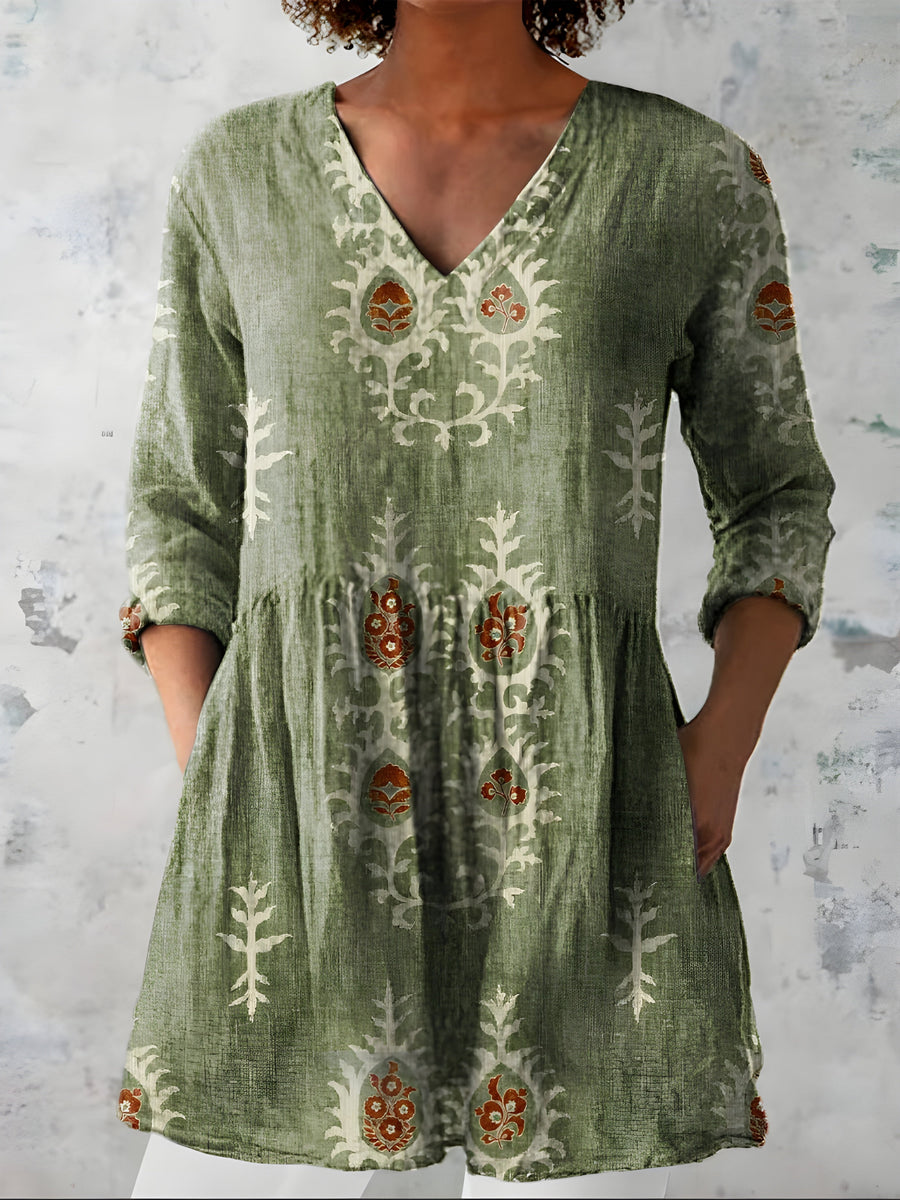 Everly | Blusa Larga con Escote en V