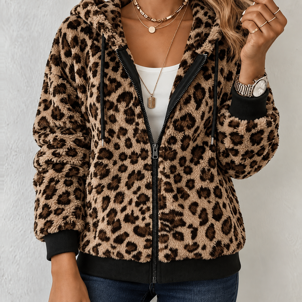 Verónica | Chaqueta de Leopardo