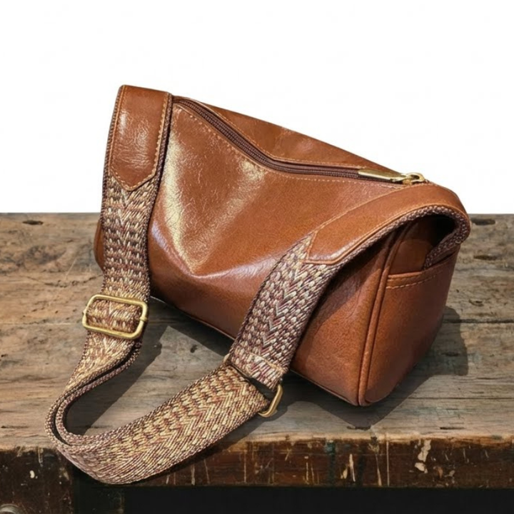 Elegante | Bolso Boston vintage de piel sintética: bandolera de moda