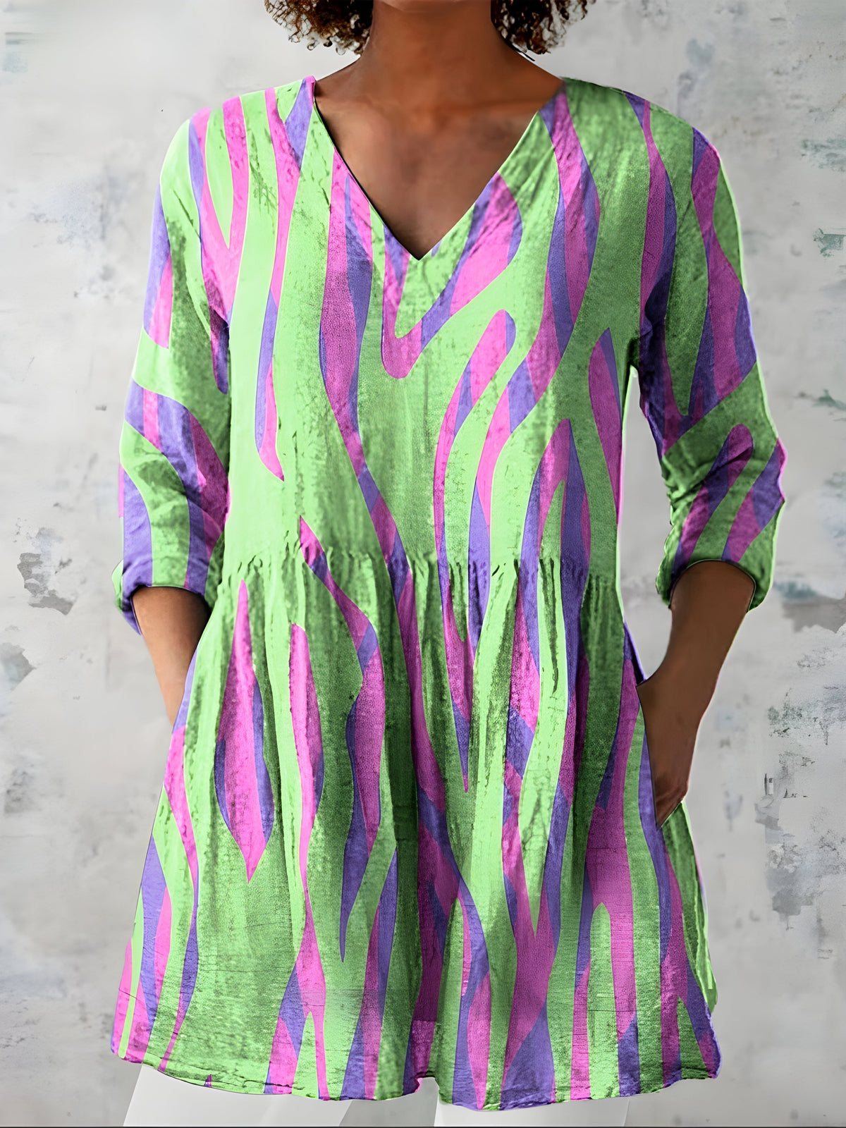 Lyla | Blusa Larga con Escote en V