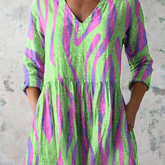 Mira | Blusa Larga con Diseño Vibrante