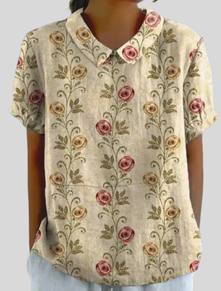 Sara | Blusa Floral Elegante y Cómoda