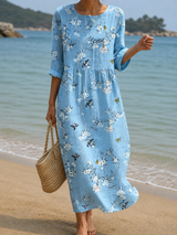 Gurba | Vestido floral con diseño elegante