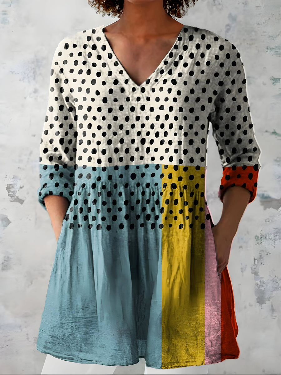 Jacqueline | Blusa Larga con Escote en V