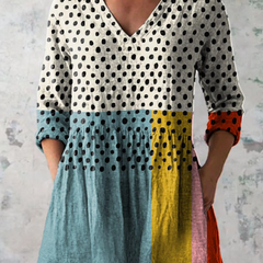 Nola | Blusa Larga con Diseño Vibrante