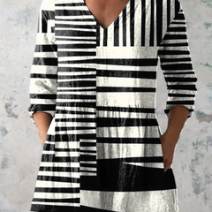 Quinn | Blusa Amplia con Diseño Vibrante