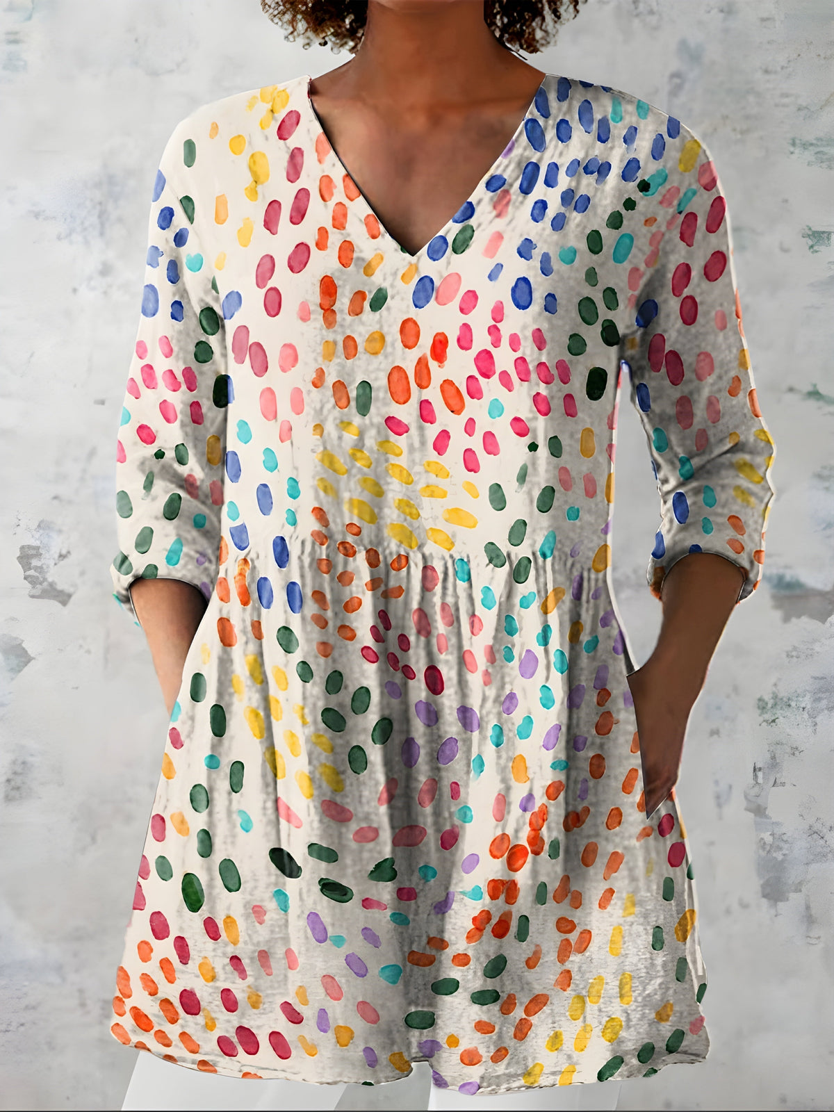 Everlee | Blusa Larga con Escote en V