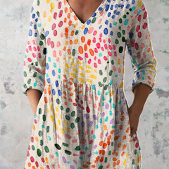 Noelle | Blusa Oversize con Diseño Vibrante