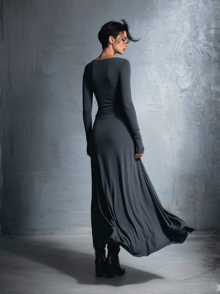 Itziar | Vestido Elegante con Nudo Lateral
