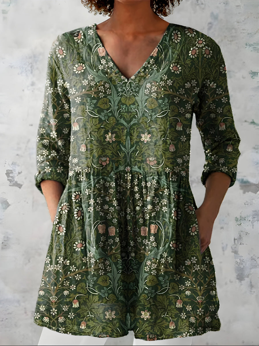 Cecelia | Blusa Larga con Escote en V