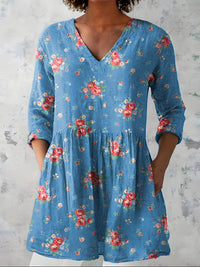 Lucia | Blusa Larga con Escote en V