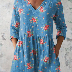 Ayla | Blusa Amplia con Diseño Vibrante