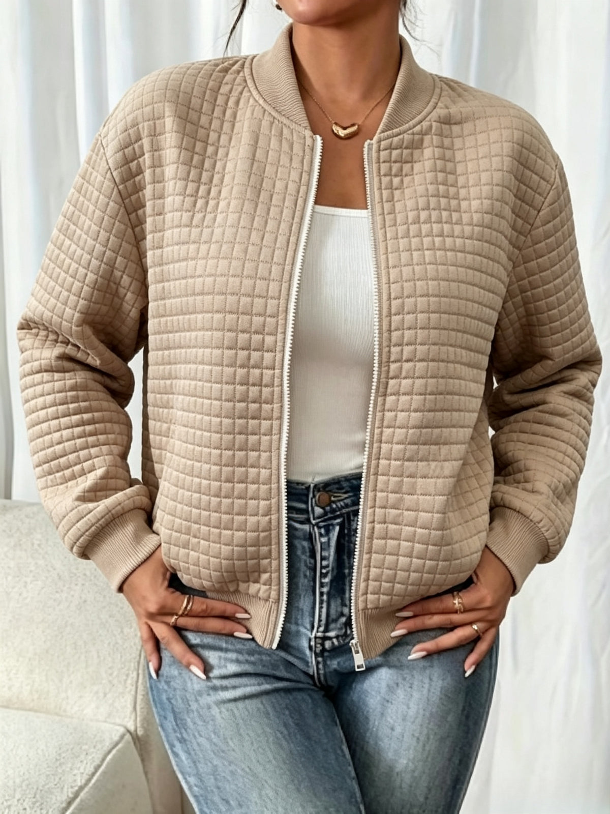 Miriam | Chaqueta Corta que No Marca la Barriga