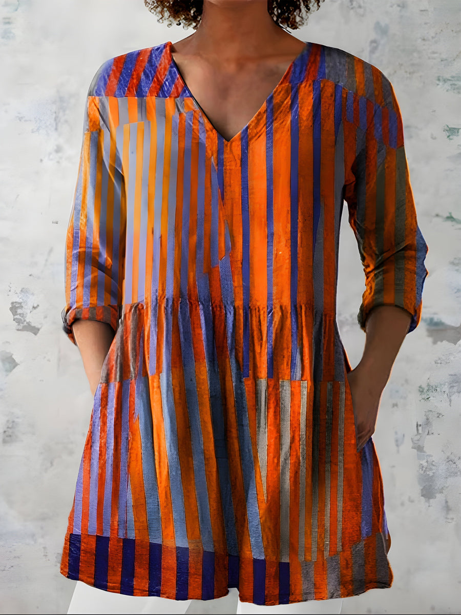Amaia | Blusa Larga con Escote en V