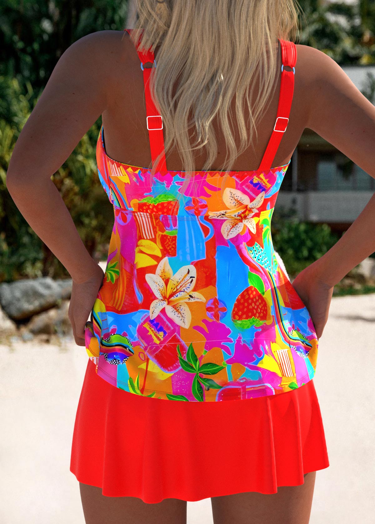Eleanor | Vestido de Baño Tankini con Estampado Floral