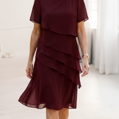 Juliette | Vestido elegante volante básico