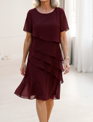 Juliette | Vestido elegante volante básico