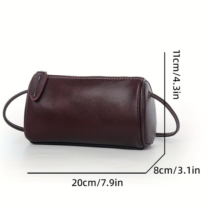 La elegancia pulida de Camille | Bolso de hombro de piel