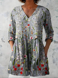 Audrey | Blusa Larga con Escote en V