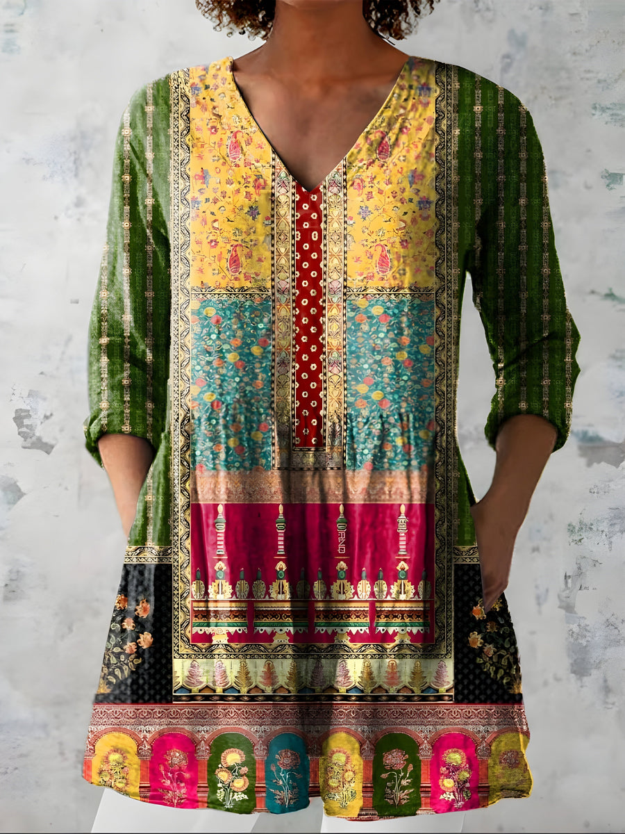 Melody | Blusa Larga con Escote en V