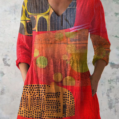 Skylar | Blusa amplia con diseño llamativo