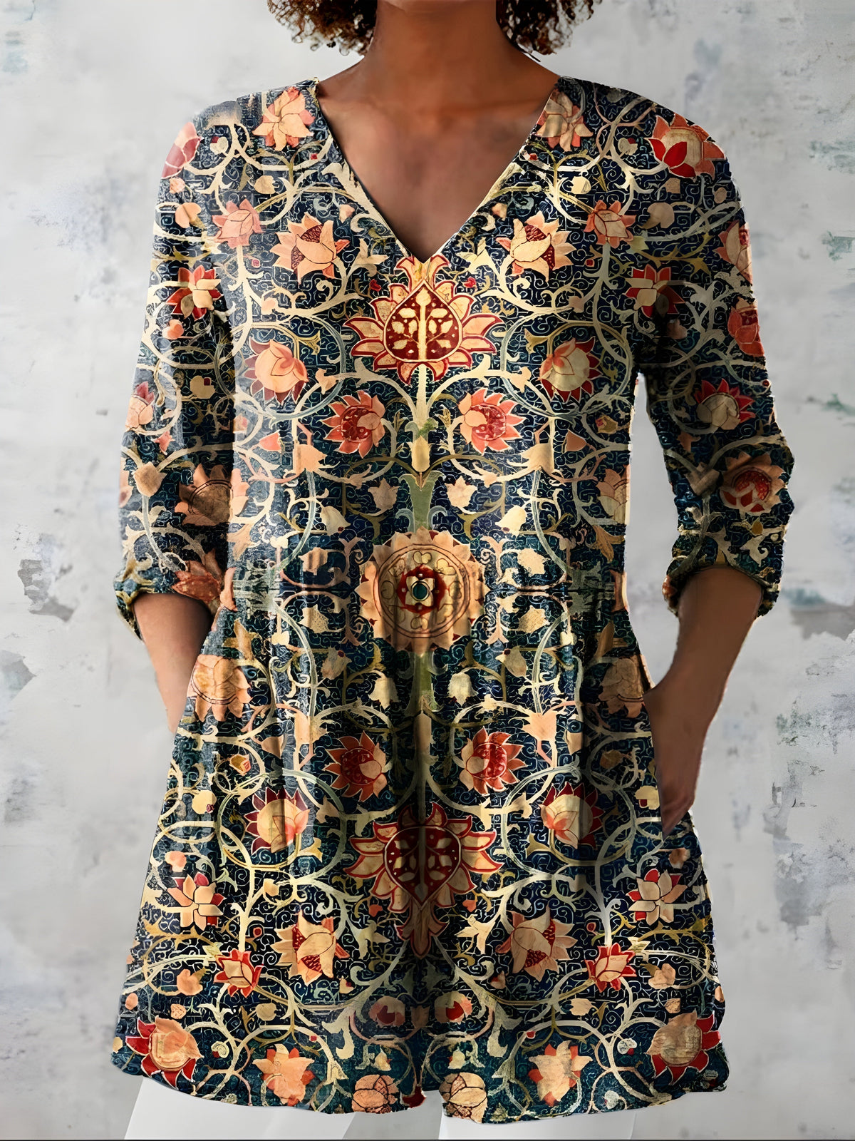 Lilian | Blusa Larga con Escote en V