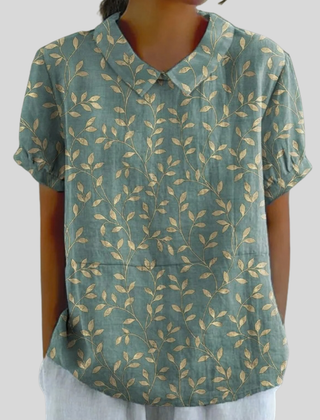 Elisabeth | Blusa de Hojas Elegante y Cómoda