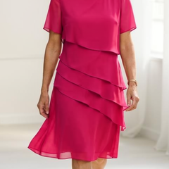 Juliette | Vestido elegante volante básico