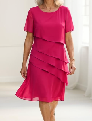 Juliette | Vestido elegante volante básico