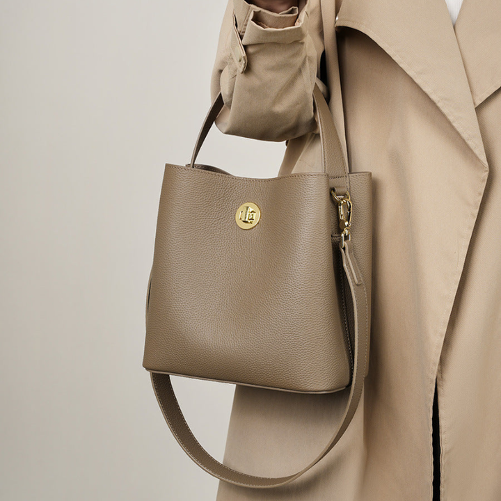 Bolso | Bandolera minimalista de piel de vaca suave para mujer
