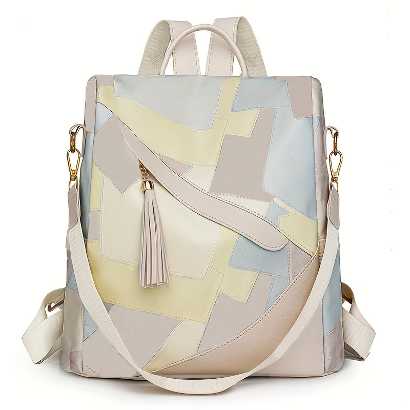 Petronilla | Mochila Antirrobo de Patchwork