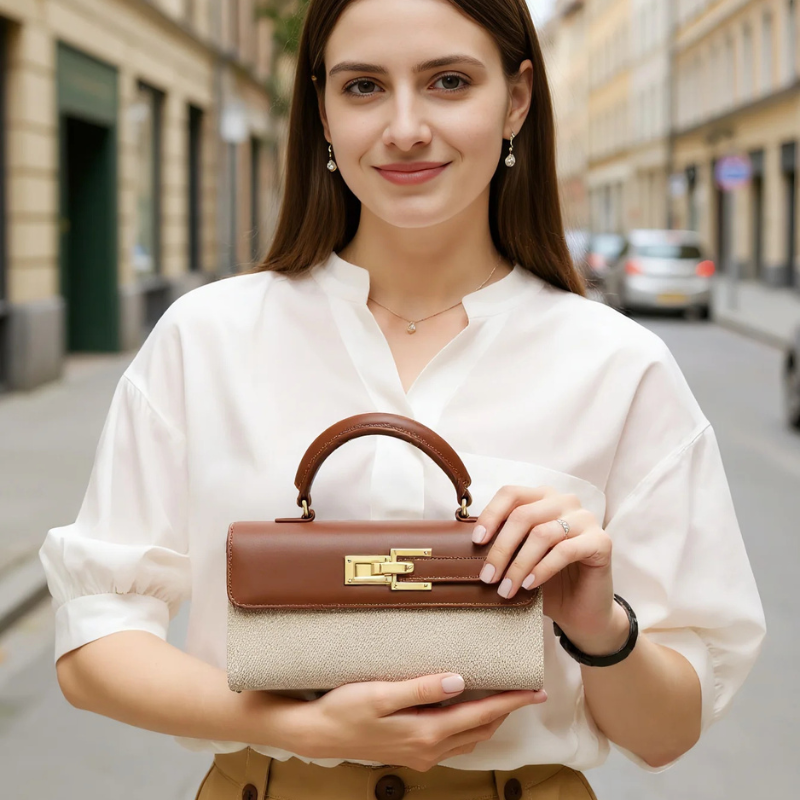 VICTORIA | Bolso de mano elegante de inspiración atemporal