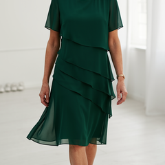 Juliette | Vestido elegante volante básico