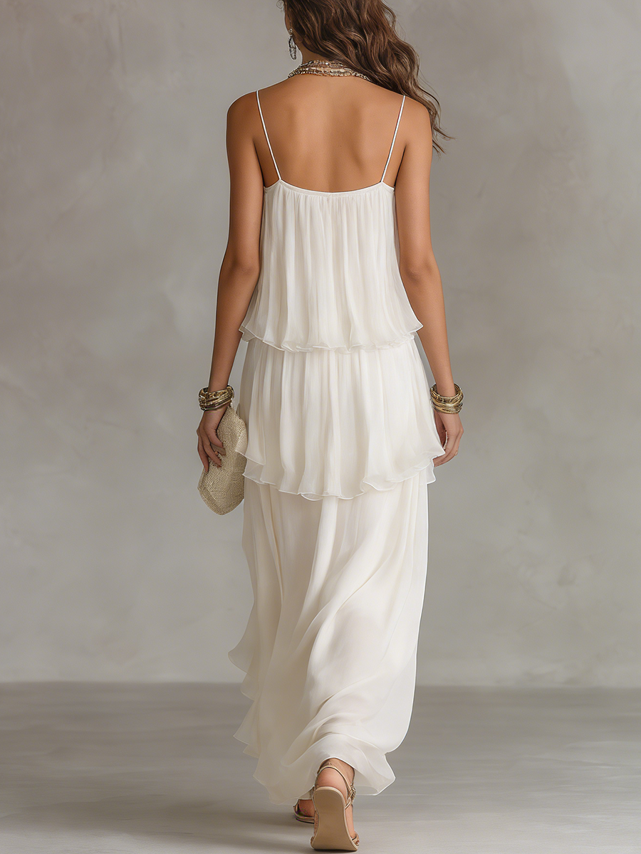 AURELIA | Vestido Maxi Chiffon