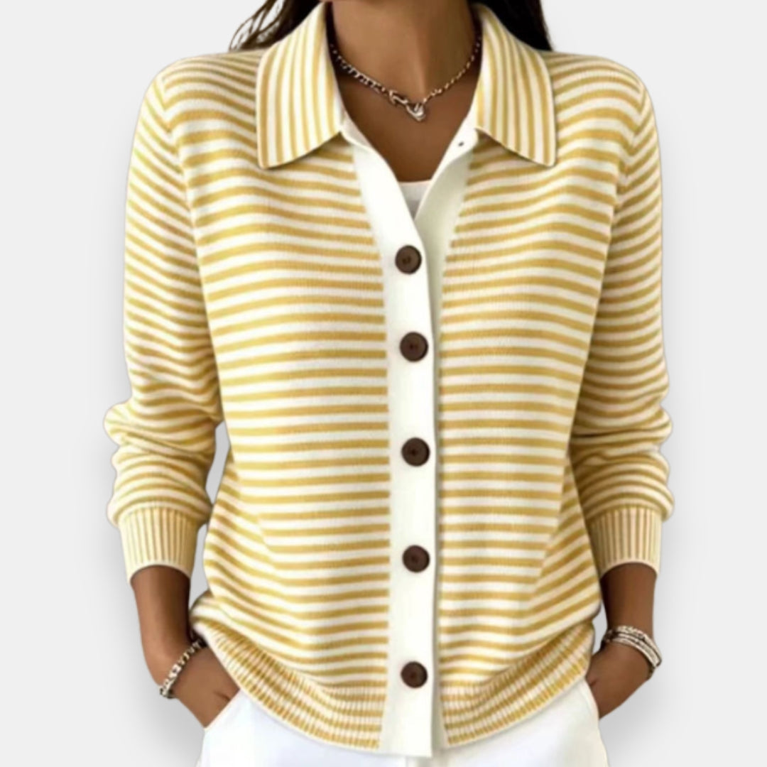 Ninetta | Cardigan a righe con bottoni