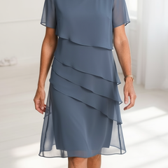 Juliette | Vestido elegante volante básico