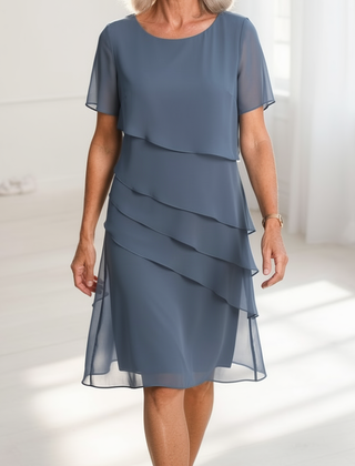 Juliette | Vestido elegante volante básico