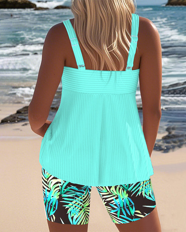 Luna® – Conjunto de tankini colorido