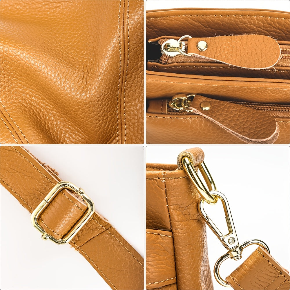 El estilo diario de Rina | Bolso bandolera con diseño de guijarros