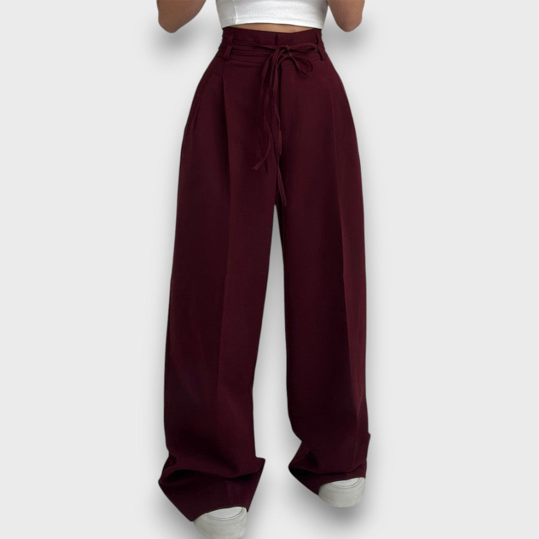 Giva – Pantalones con elegancia relajada