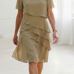 Juliette | Vestido elegante volante básico