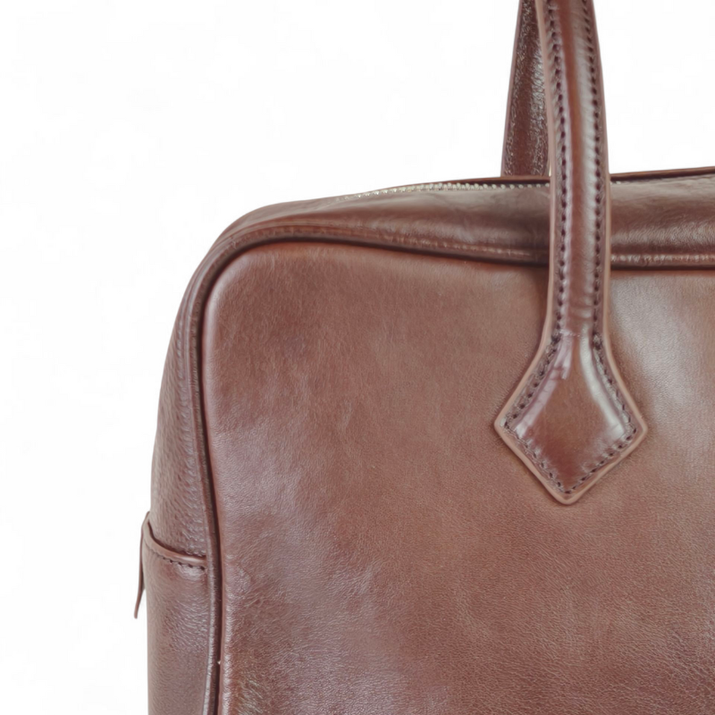 Bolso | Tote Estructurado de Piel Flor
