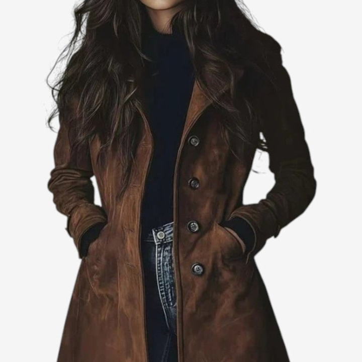 Sara | Abrigo largo elegante para invierno